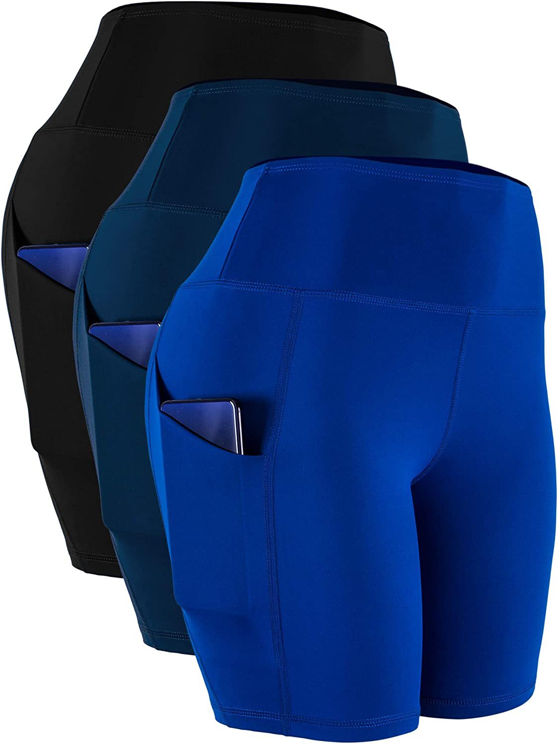 Women's High Waist Spandex Yoga Shorts 13