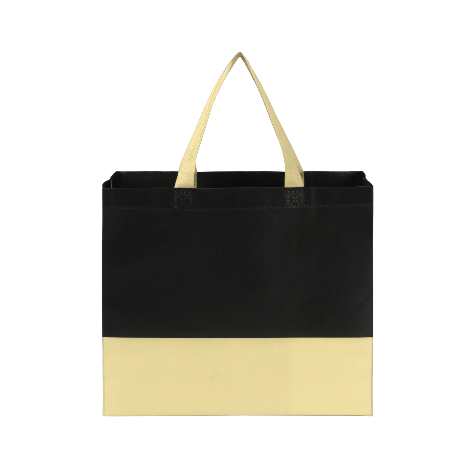 Laminated Non-Woven Tote Bag Two-Toned 3