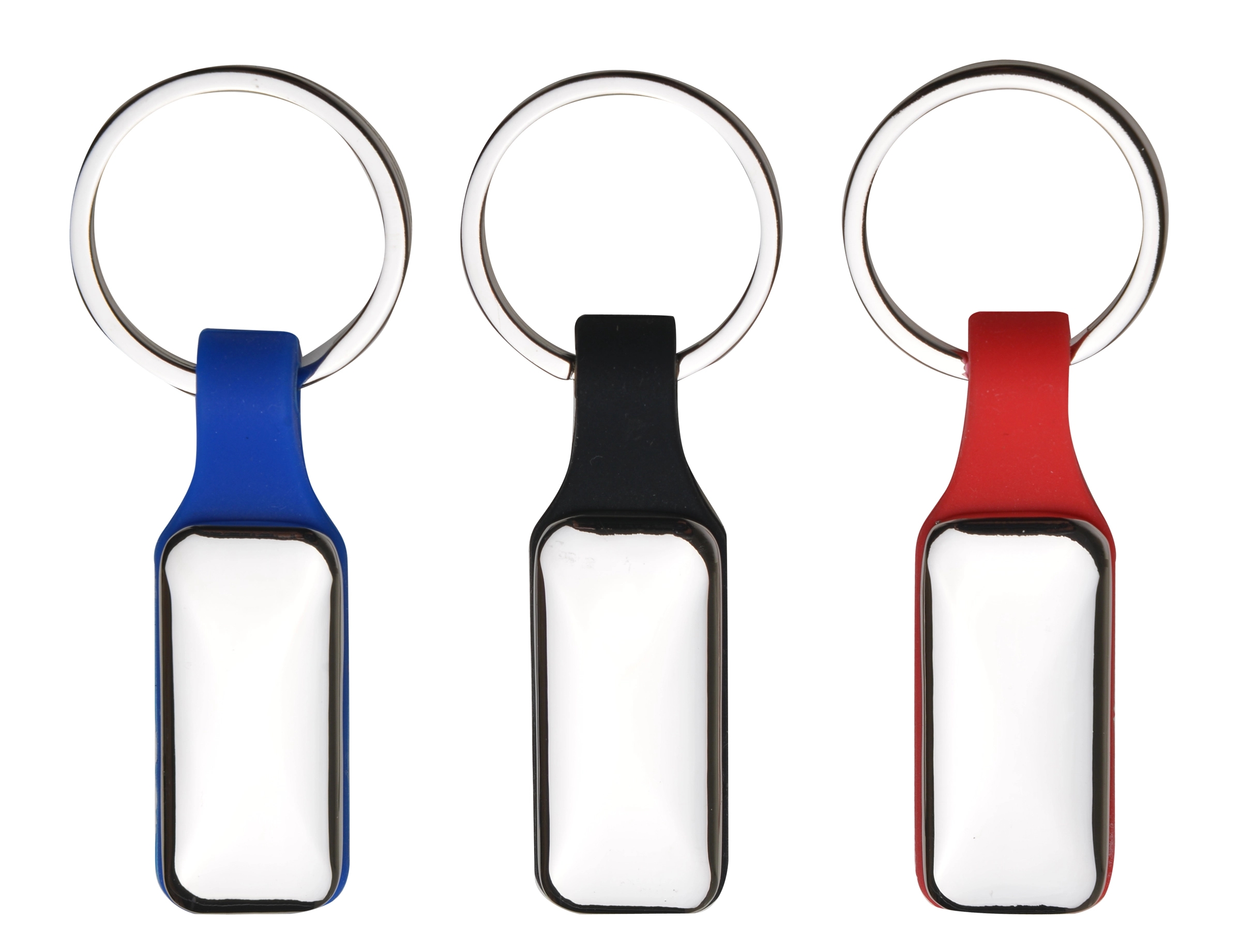 Metal Keychain with Silicon Strap 4