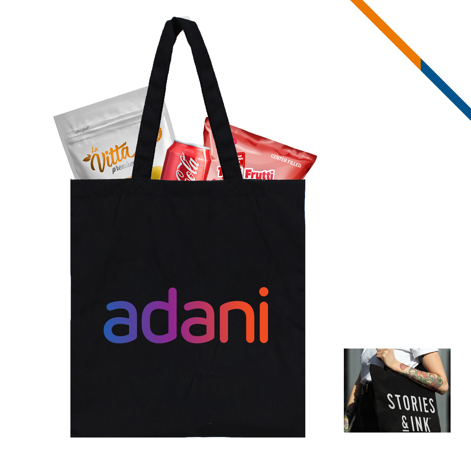 Keila Tote Bag, custom tote bag with logo imprint 2