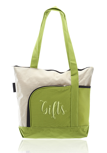Zipper Polyester Tote Bags 22