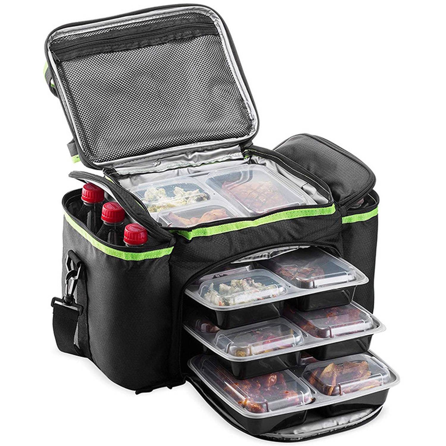 Nylon Large Capacity Insulated Crossbody Bag Cooler 3