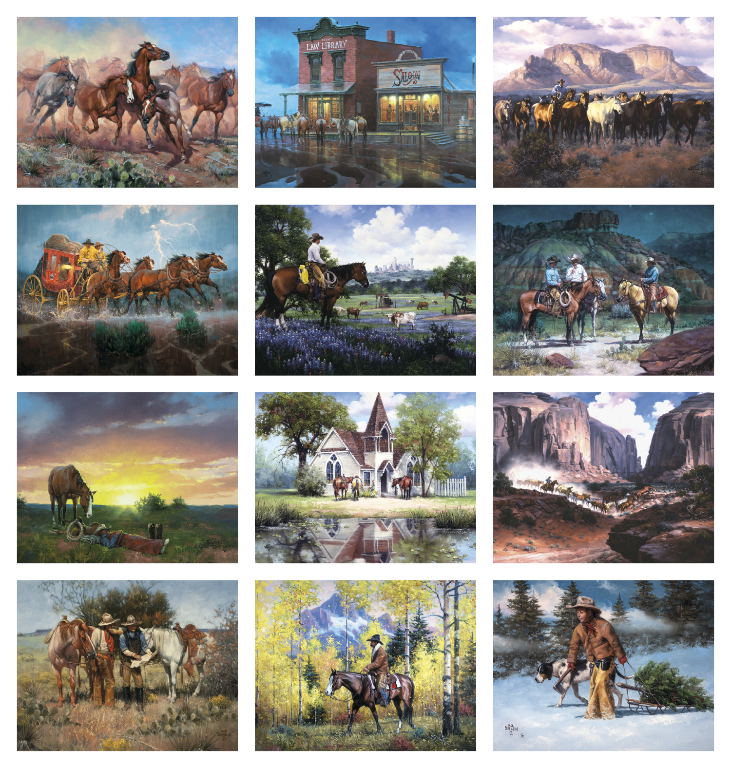 Good Value™ Western Frontier - Spiral Calendar 27