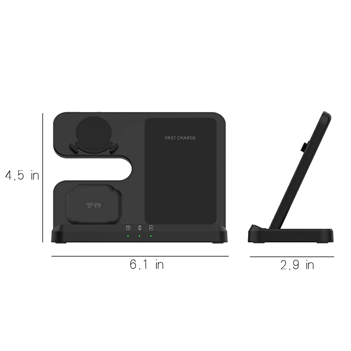 Wireless Charger Station 3 In 1 Fast Charging Stand 8