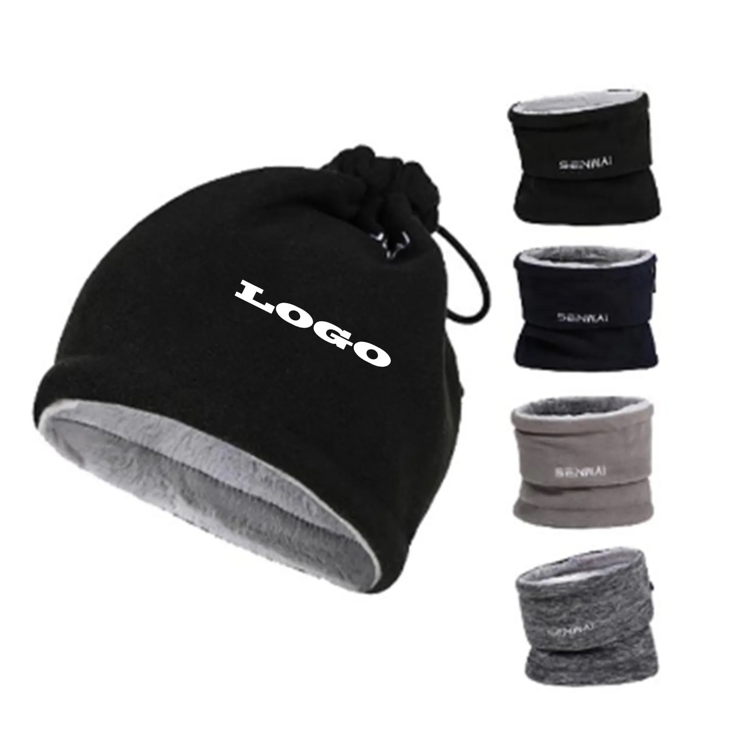 Winter Beanie Hat & Scarf Set 4