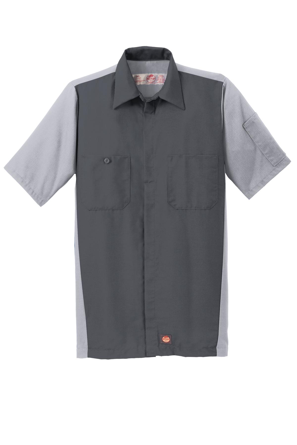 Red Kap Short Sleeve Ripstop Crew Shirt. SY20 31