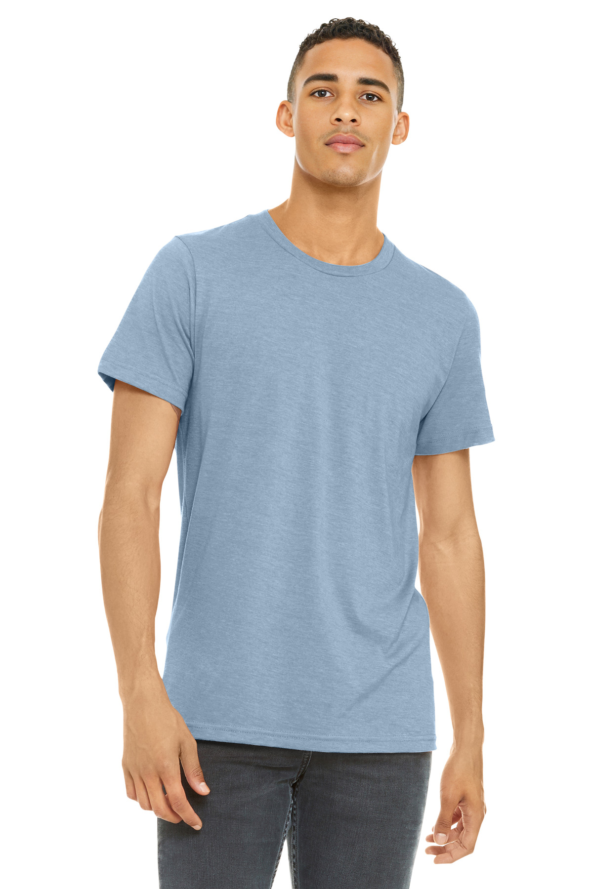 BELLA+CANVAS Unisex Heather CVC Short Sleeve Tee. BC3001CVC 730