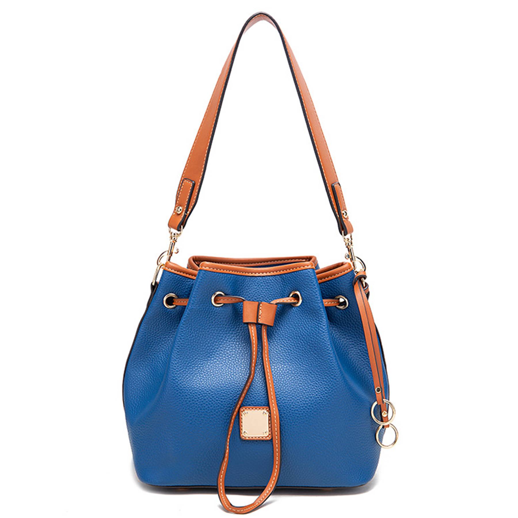 PU Large capacity cross-body bucket bag 6