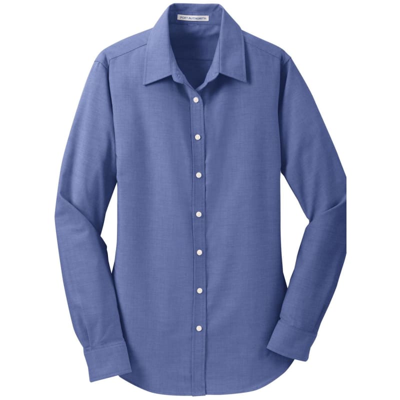 Port Authority Ladies SuperPro Oxford Shirt. 6