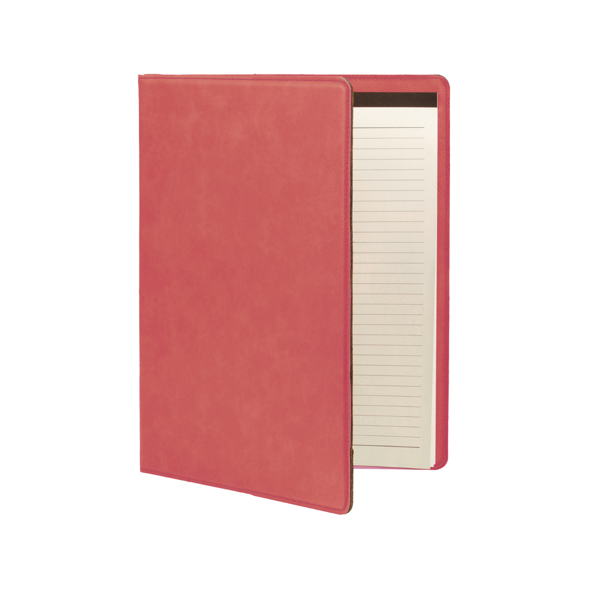 7" x 9" Leatherette Pink Portfolio 1