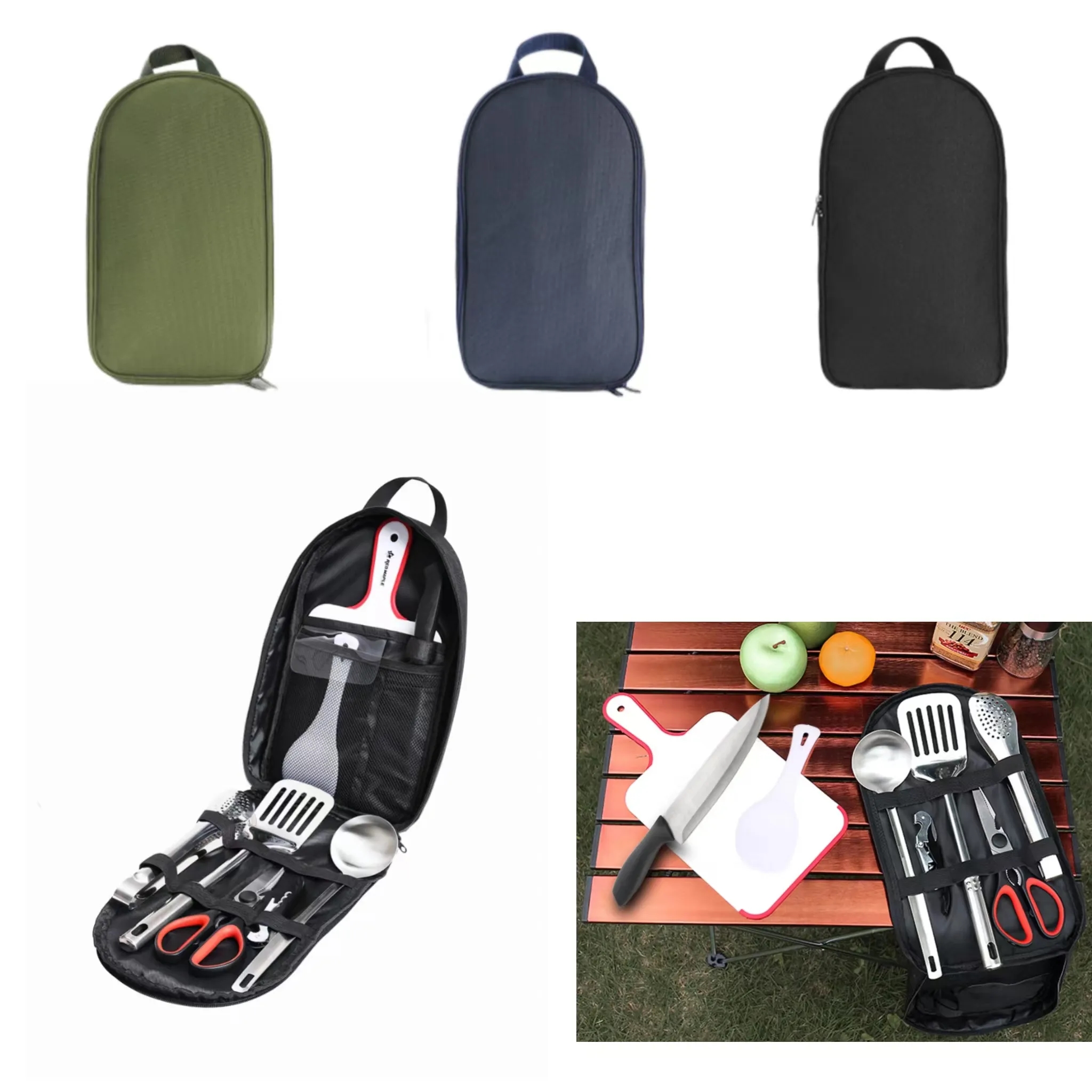 8 Piece Camp Kitchen Cooking Utensil Set 2