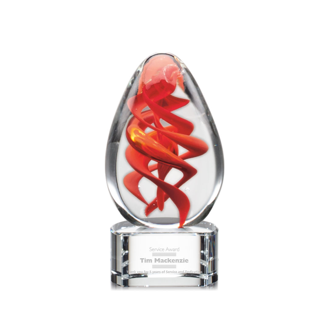 Helix Award on Paragon Base - Clear 3