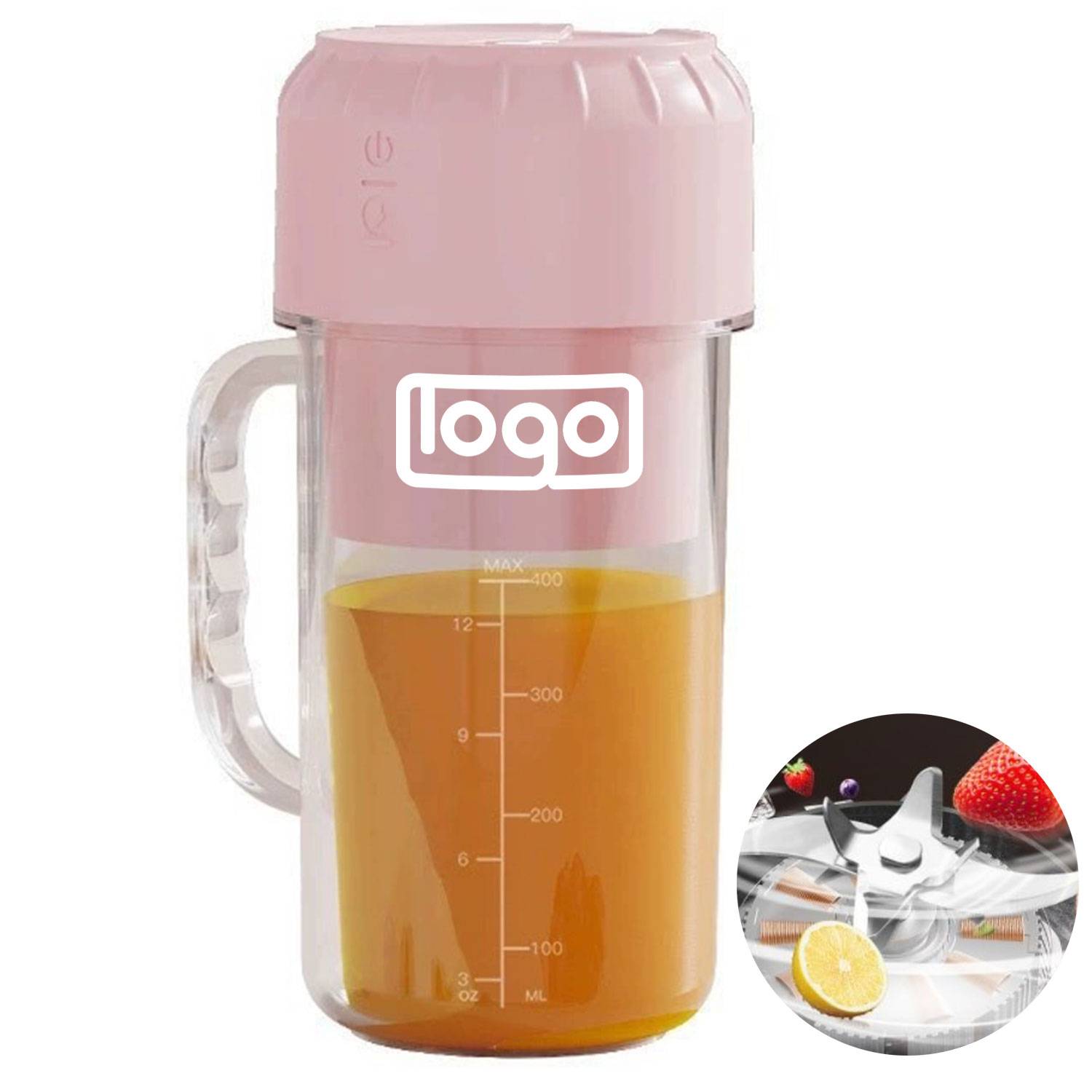 13oz Type-C Rechargeable Juicer Blender Cup w/ Handle 2