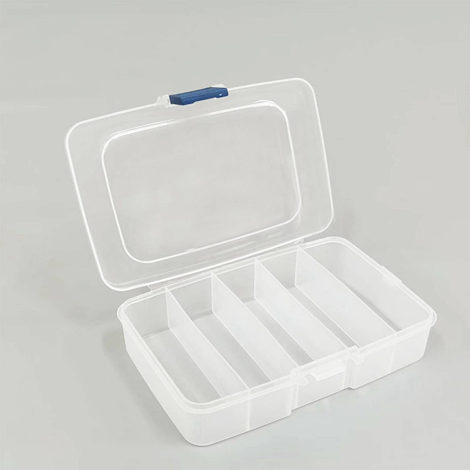 6-Grid Transparent Plastic Bead Organizer Box 2
