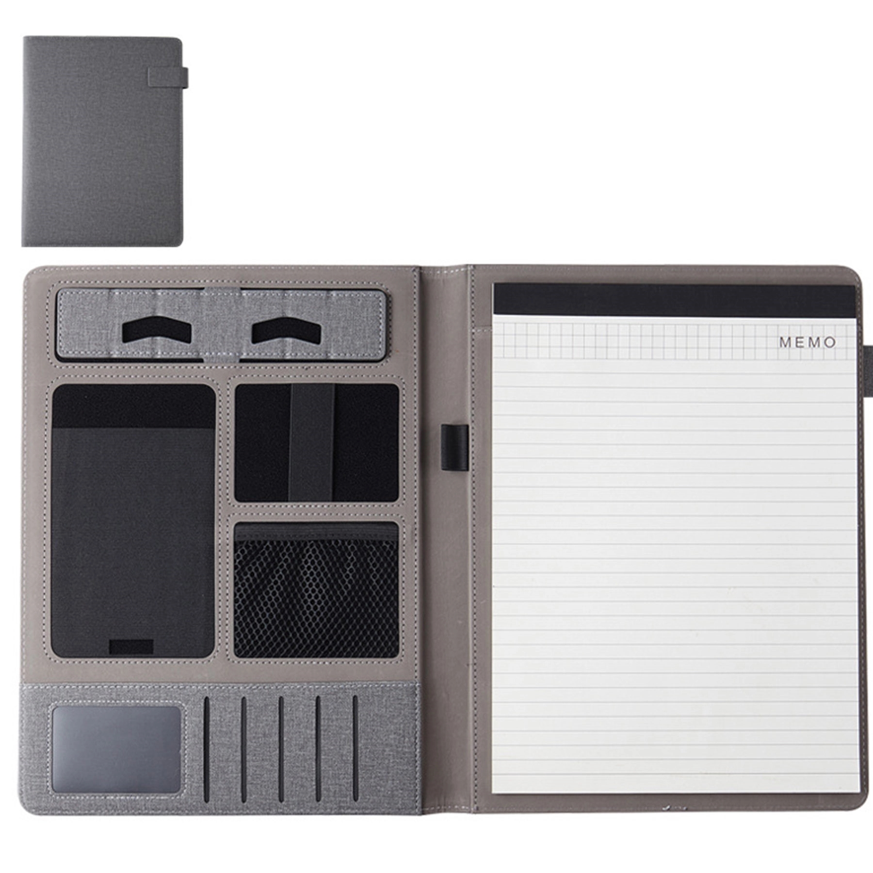Business Portfolio Notebook With Phone Stand Holder 5
