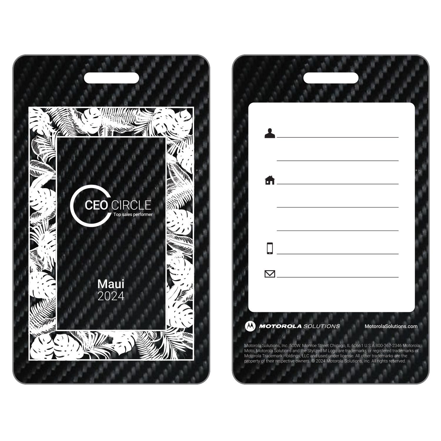 Carbon Fiber Luggage Tags 5