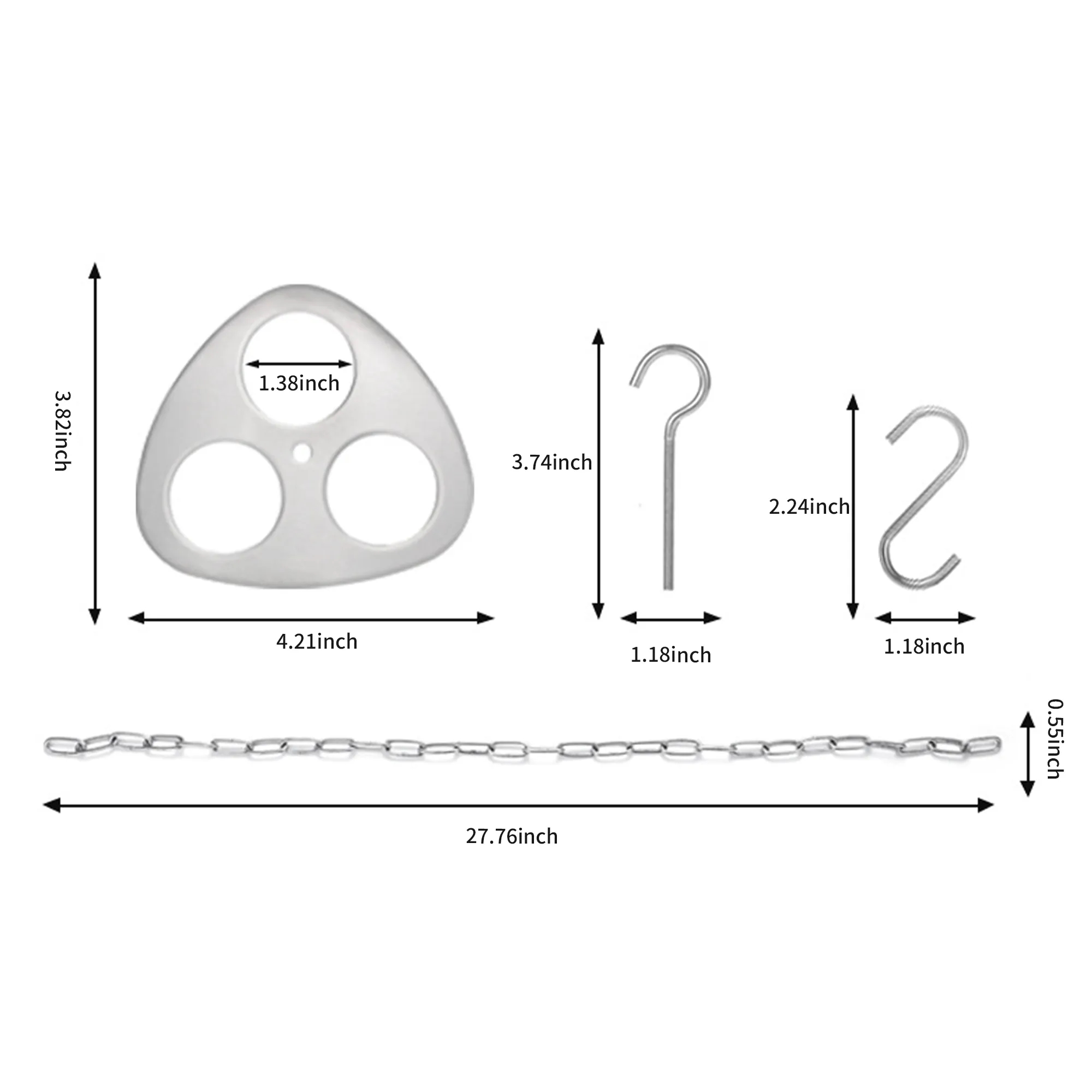 Stainless Steel Tripod Hanging Rack for Camping 3