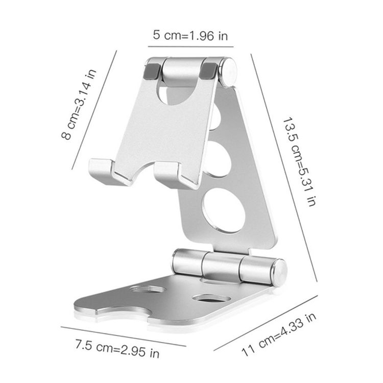 Adjustable Rotating Metal Cell Phone Stand 2