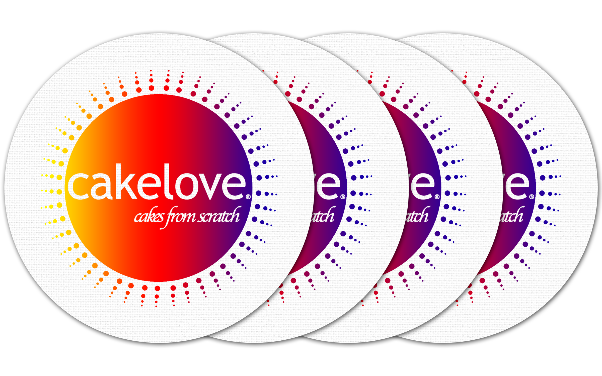 Circle Vinyl Coaster (Set of 4) 14