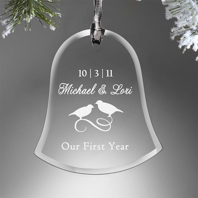 Custom Crystal Bell Ornament 4