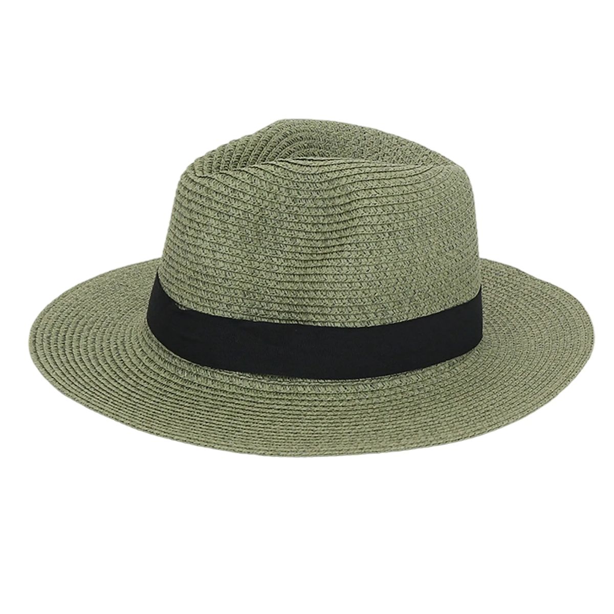 Stylish Woven Straw Hat with Wide Brim for Outdoor Use 4