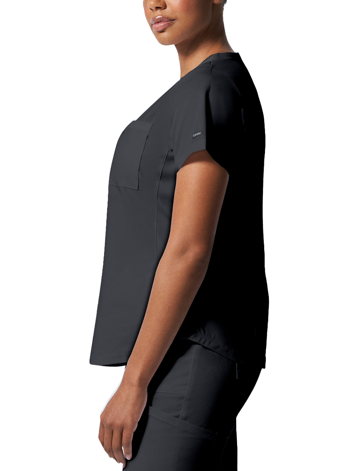 Landau - ProFlex - Women's Two-Pocket Back Princess Seamed V-Neck Top 39