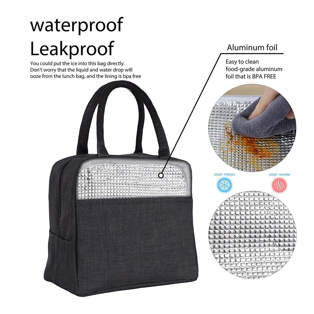 Waterproof Insulated Lunch Bag 2