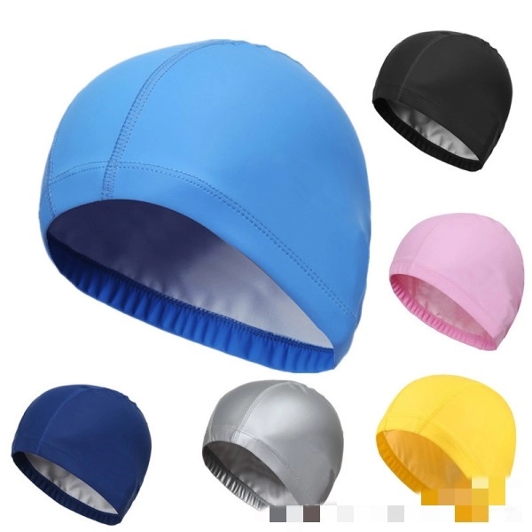 Swimming Cap with PU Coat 5