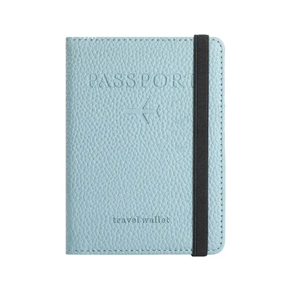 Passport Wallet with Multiple Pockets - Elastic ID Holder 1