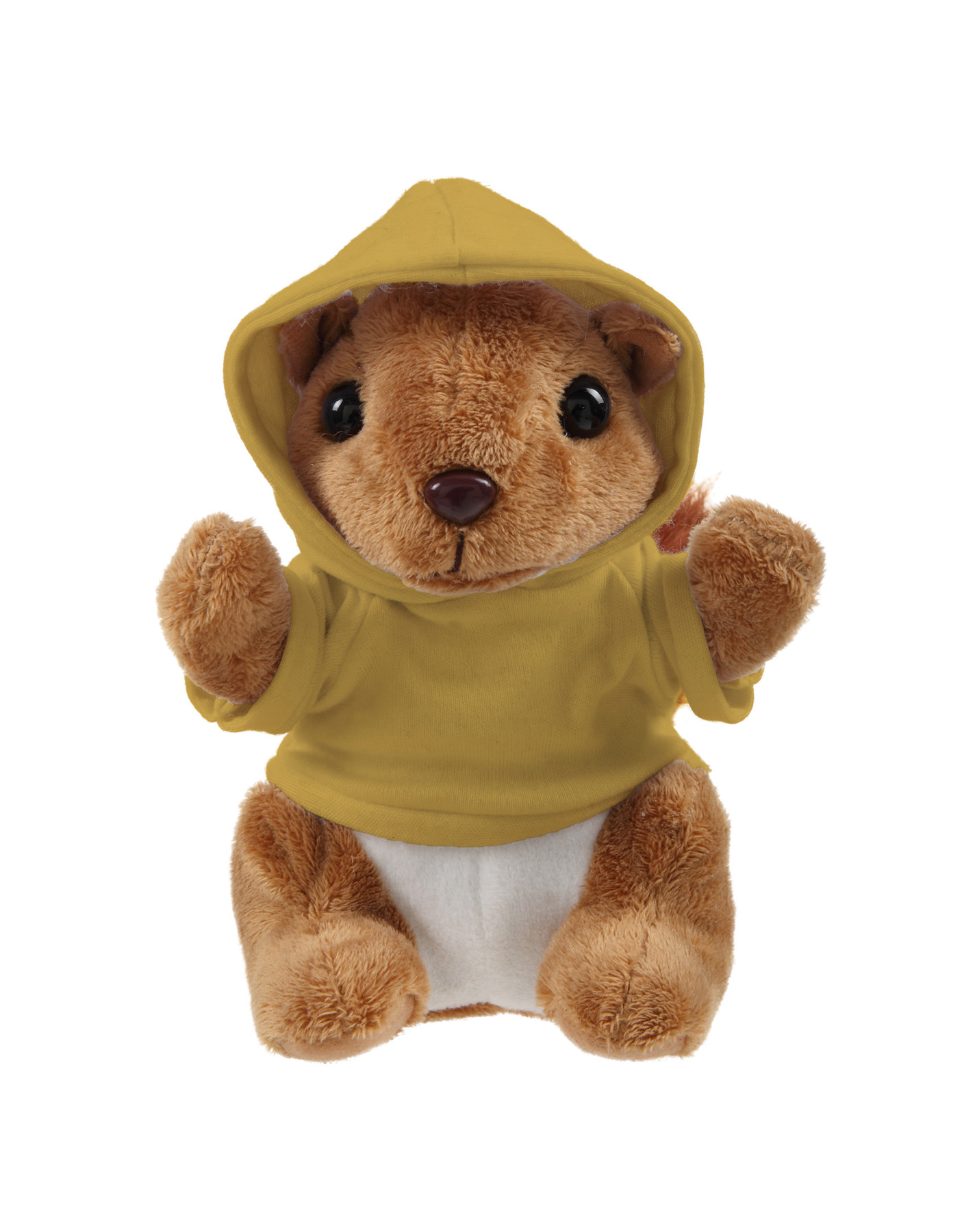 Soft Plush Sitting Squirrel wearing a Hoodie 8