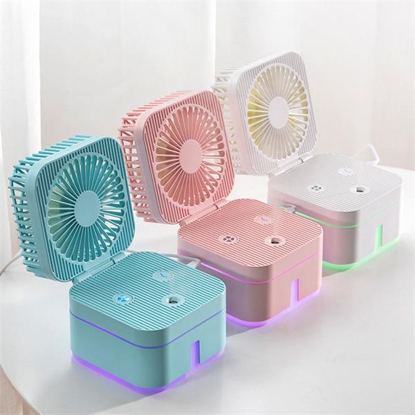 Mini USB Desk Fan with Humidifier 2