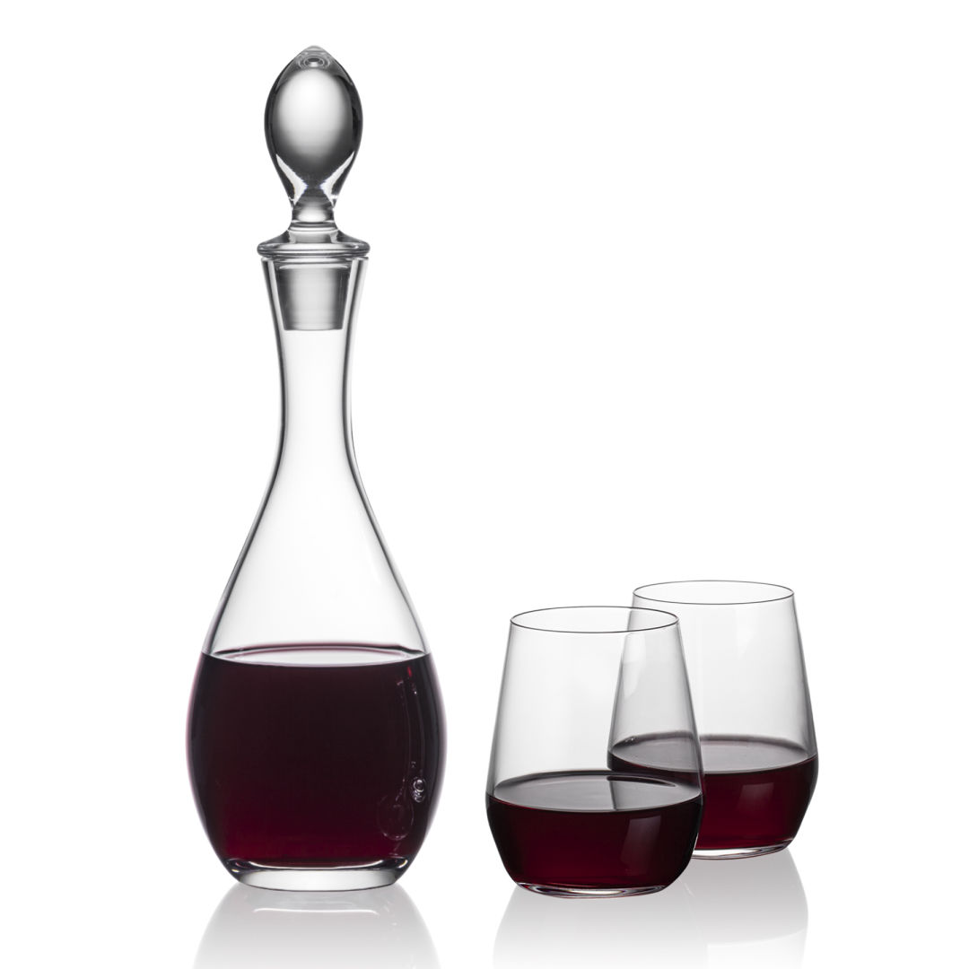 Malvern Decanter & Germain Stemless Wine 7