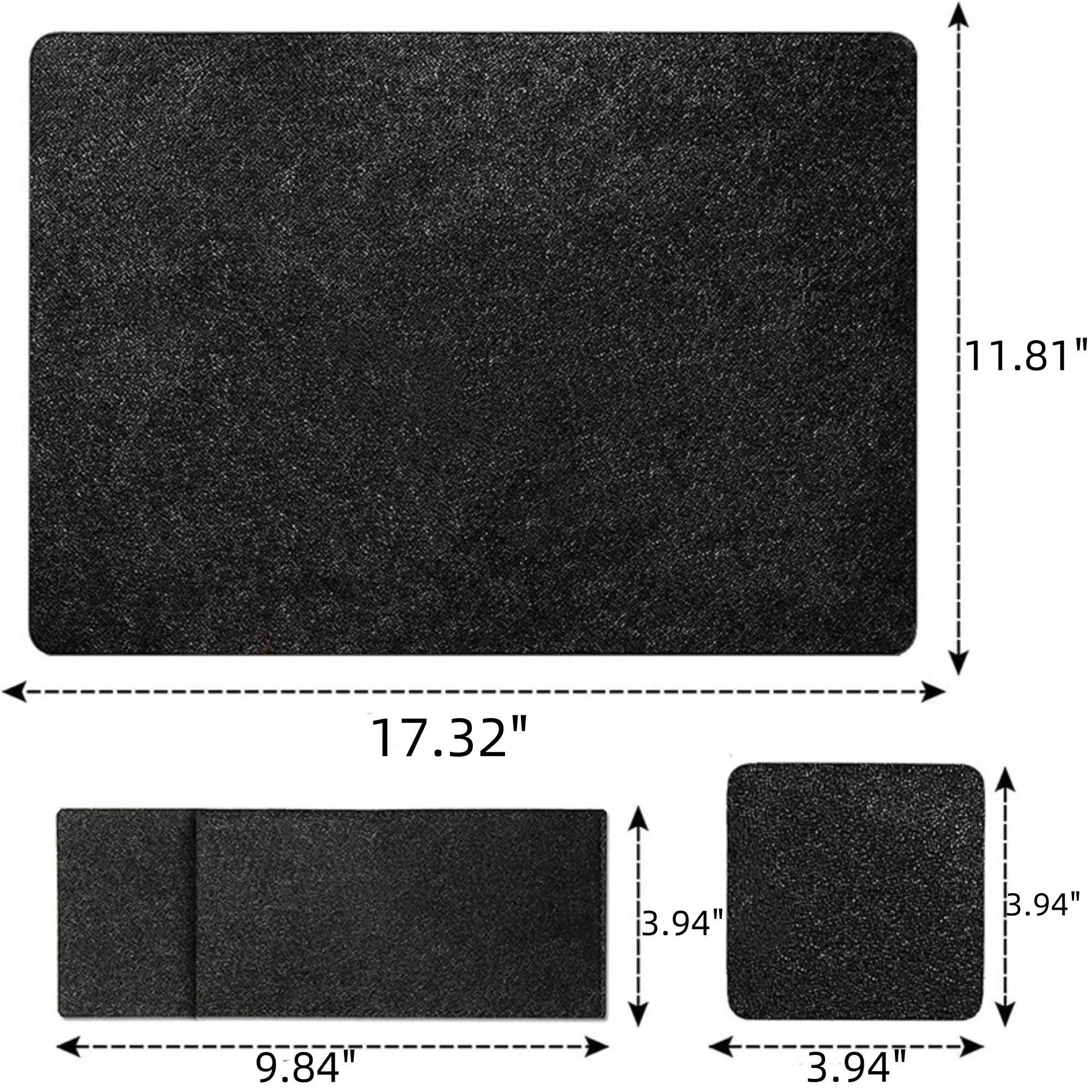 Heat Insulation Felt Pads Placemats Coasters Utensil Pockets 2