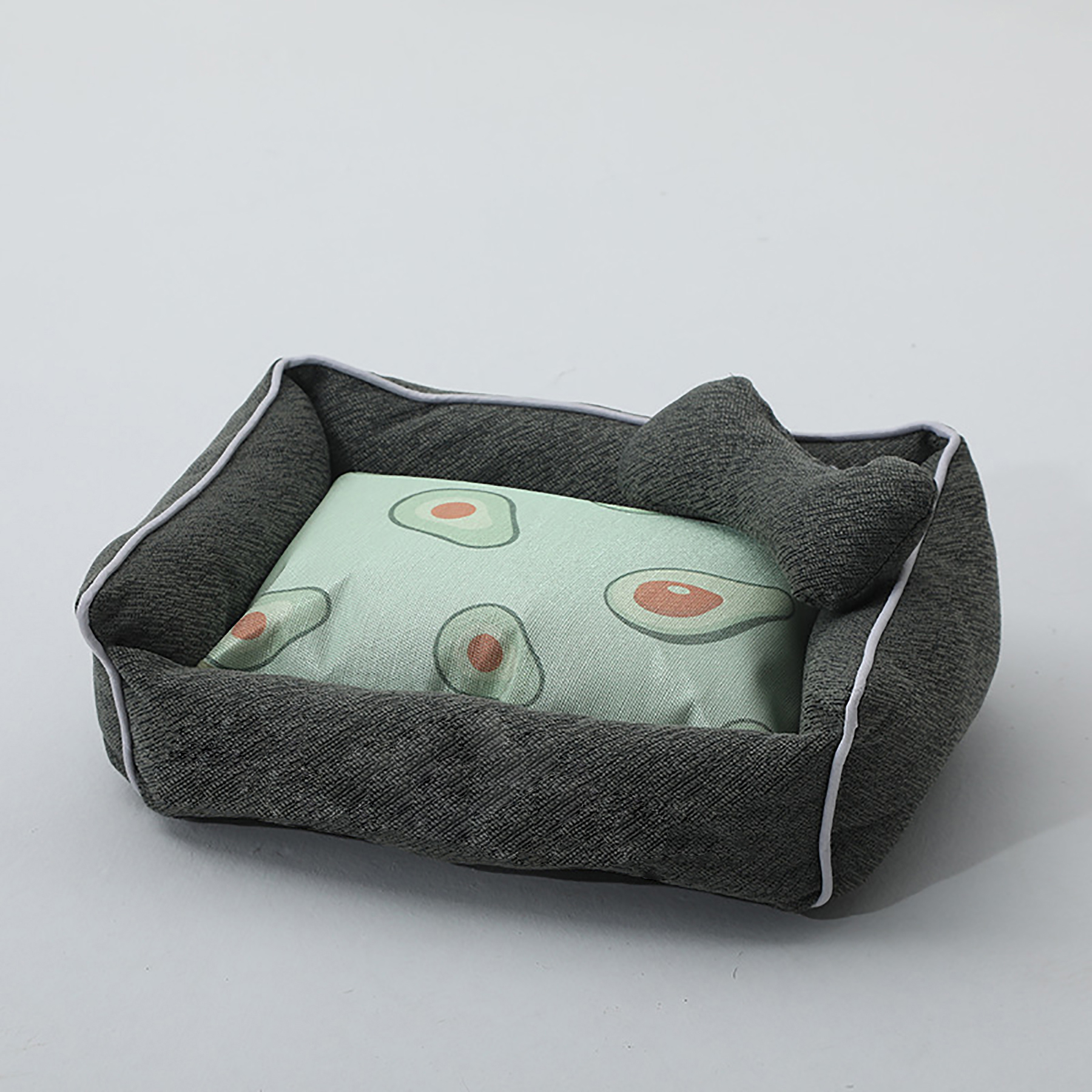 Rectangle Pet Nest Classical Puppy Cat Bed 3