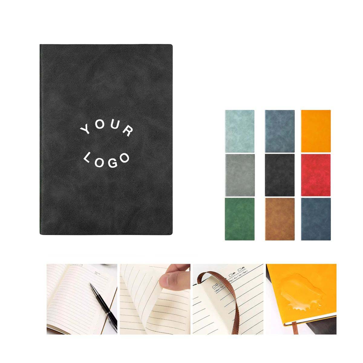 Portable A5 Journal with Leather Like Finish 11