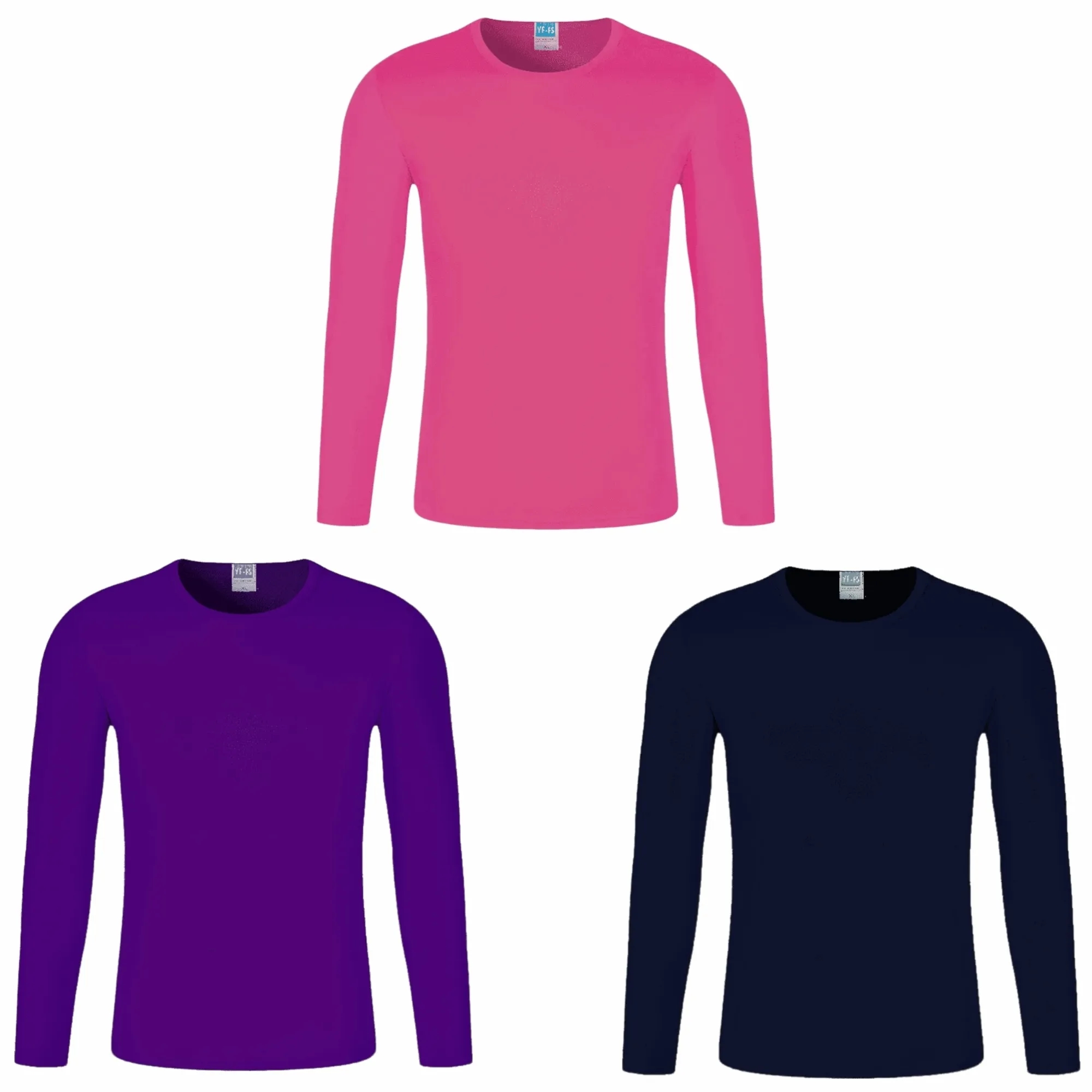 Quick-Dry Long-Sleeve Customizable T-Shirt 3