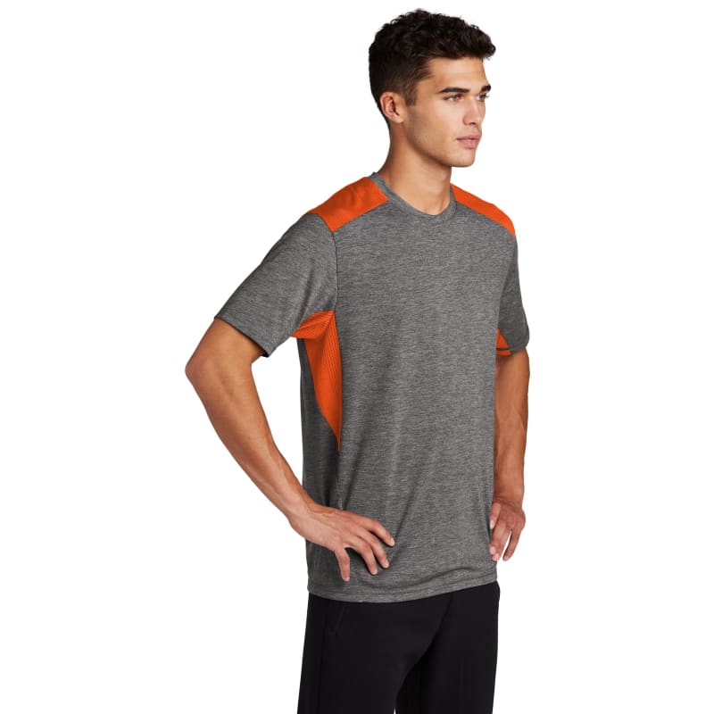 Sport-Tek PosiCharge Tri-Blend Wicking Draft Tee. 2
