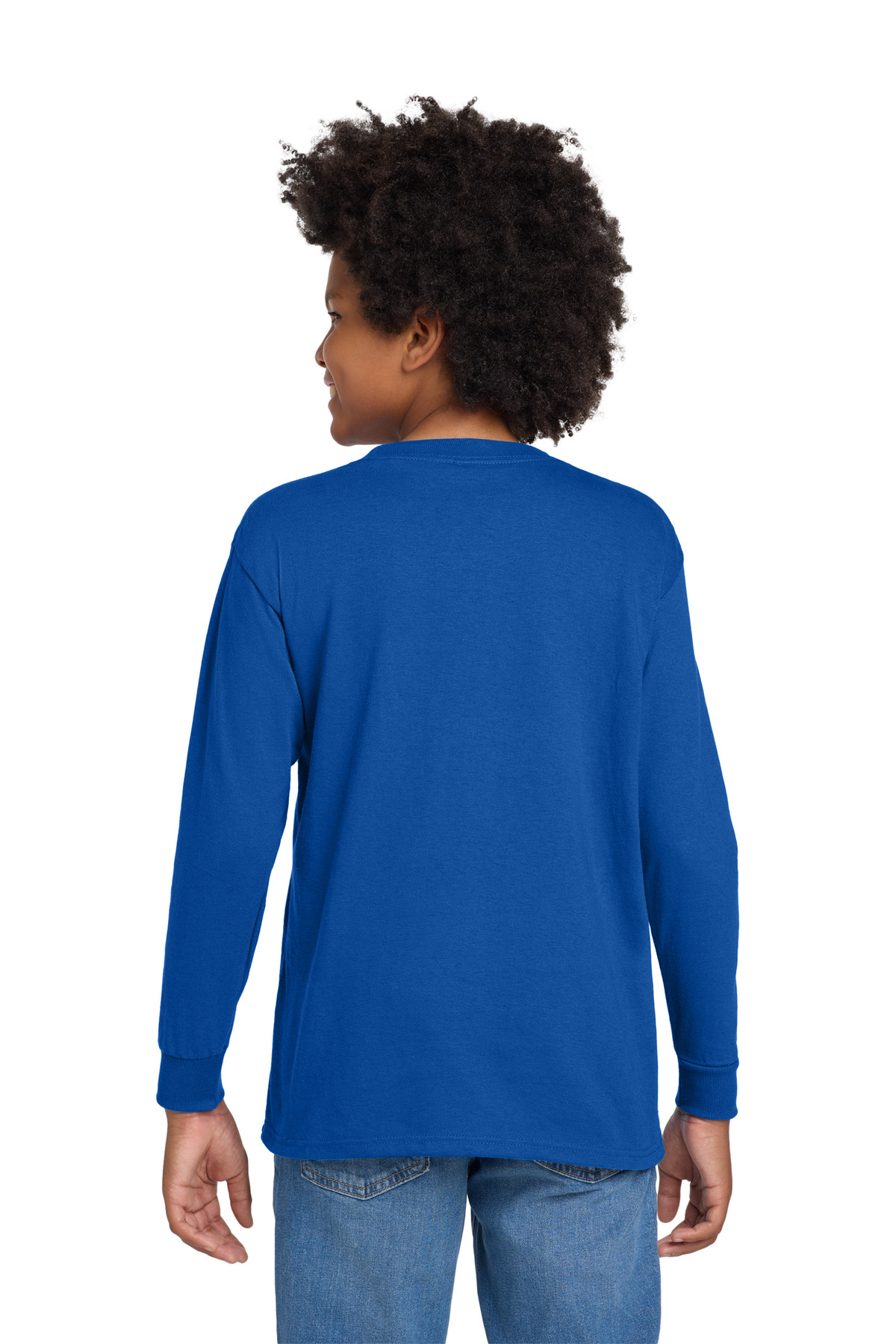 Gildan Youth Heavy Cotton 100% Cotton Long Sleeve T-Shirt. 5400B 64