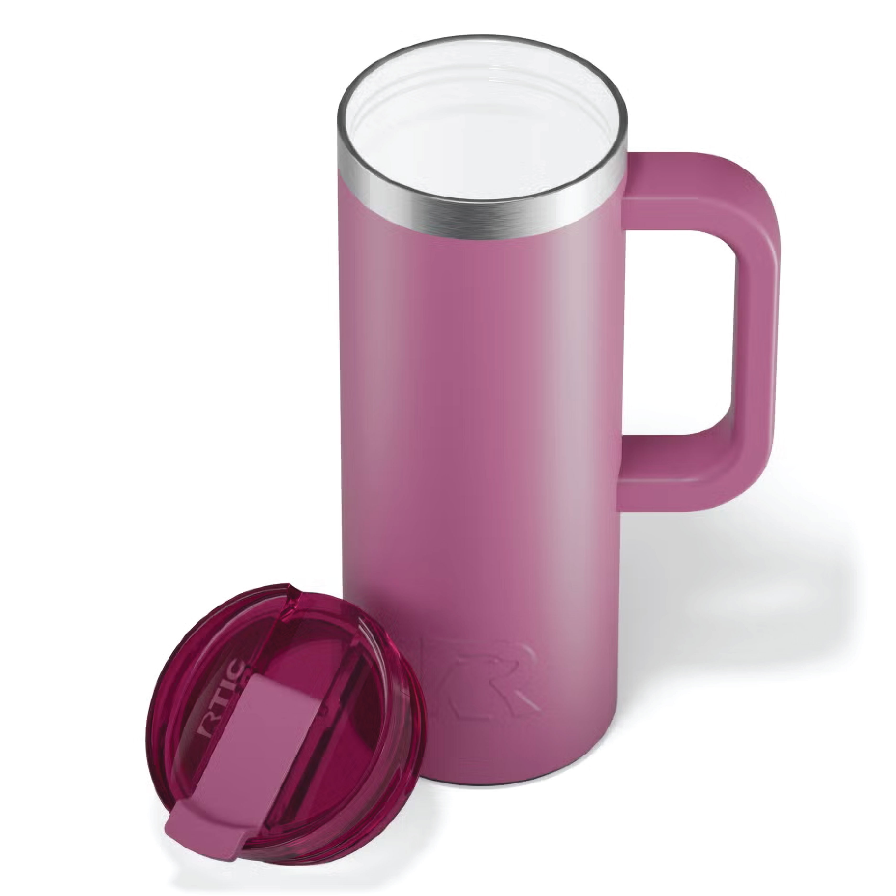 RTIC 20oz Ringed Stainless Steel Ceramic Lined Travel Mug 16