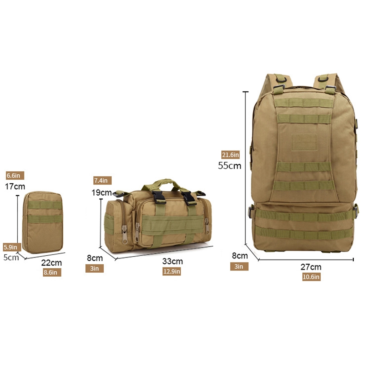 55L Military Tactical Backpacks 6