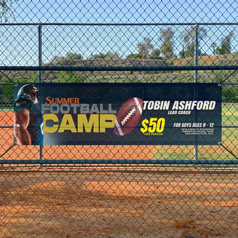 Custom 3' X 10' Mesh Banners 5