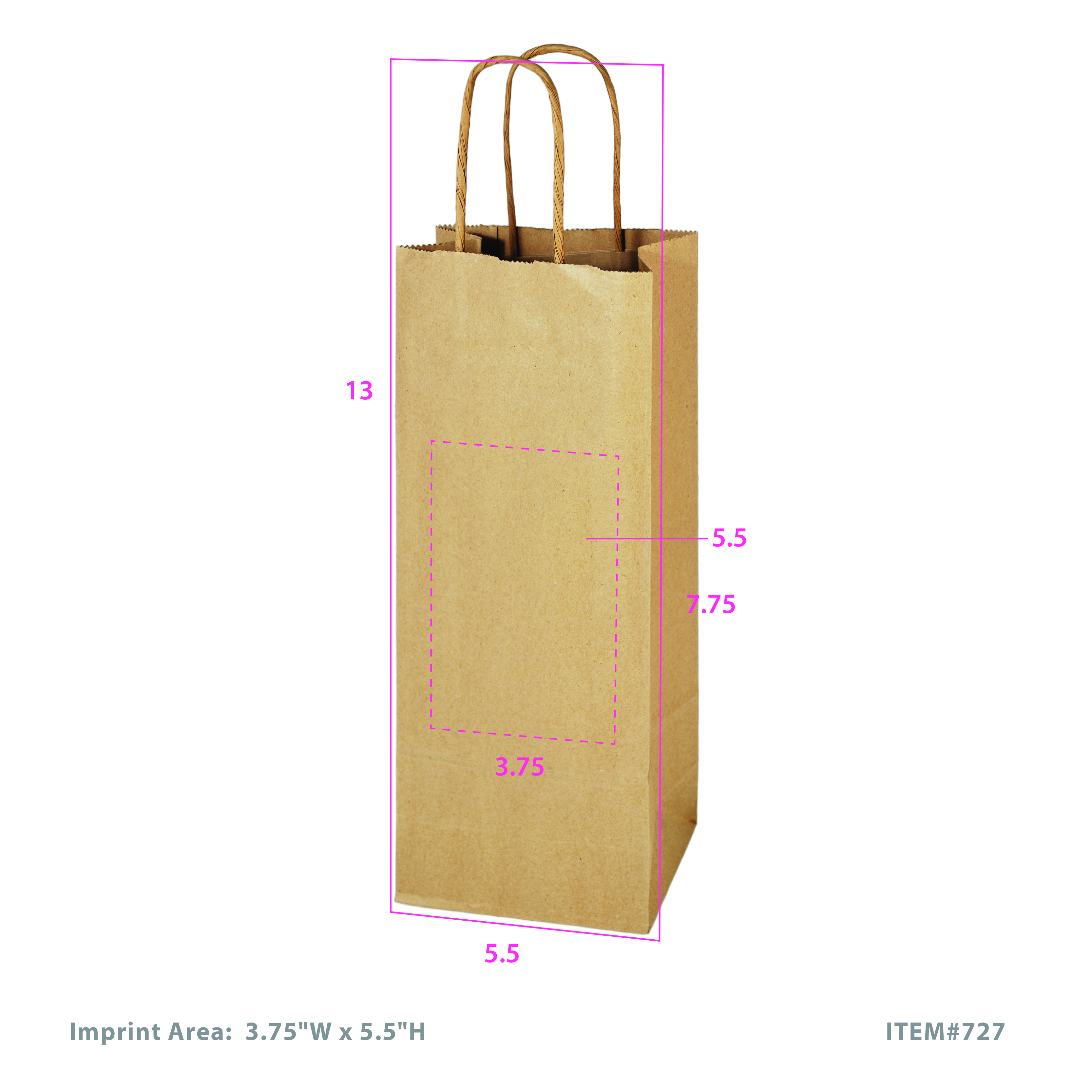 1-Bottle Kraft Bag 4