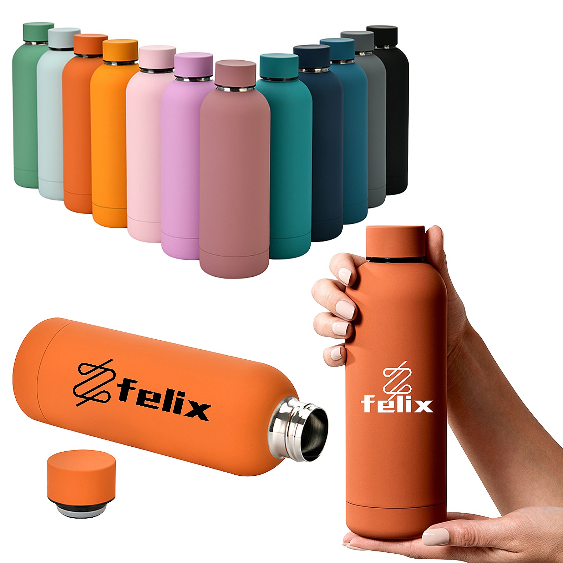 17oz Stainless Steel Outdoor Sports Frosted Water Cup