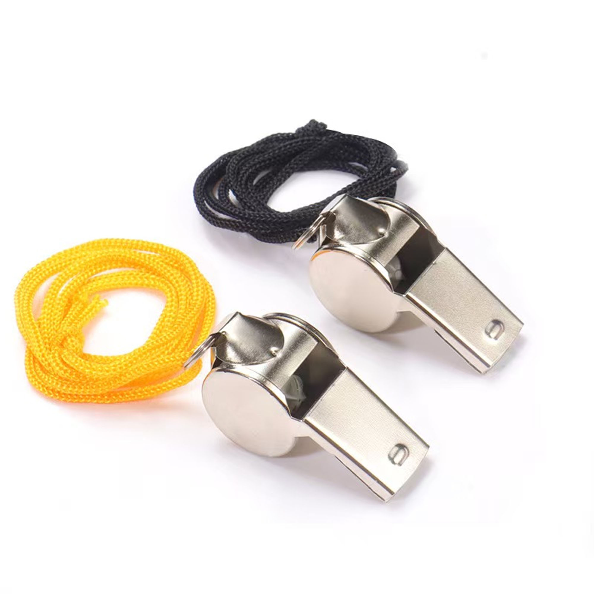Metal Whistle With Lanyard 2