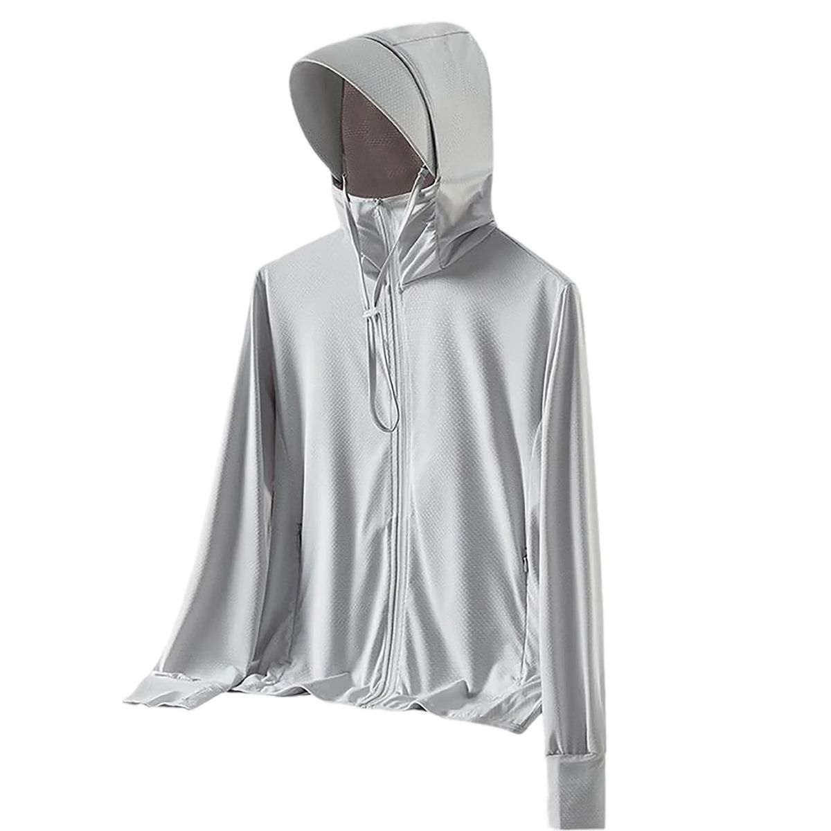 Quick Dry Hooded Polyester Sunscreen for Cycling and Hiking 7