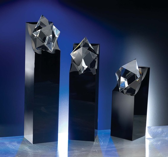 Contemporary Vistas Crystal Diamond in the Rough Award 1