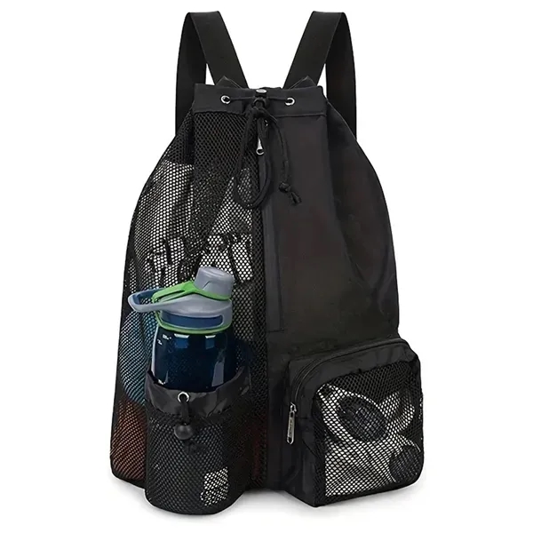 Breathable Quick-Dry Mesh Drawstring Backpack 5