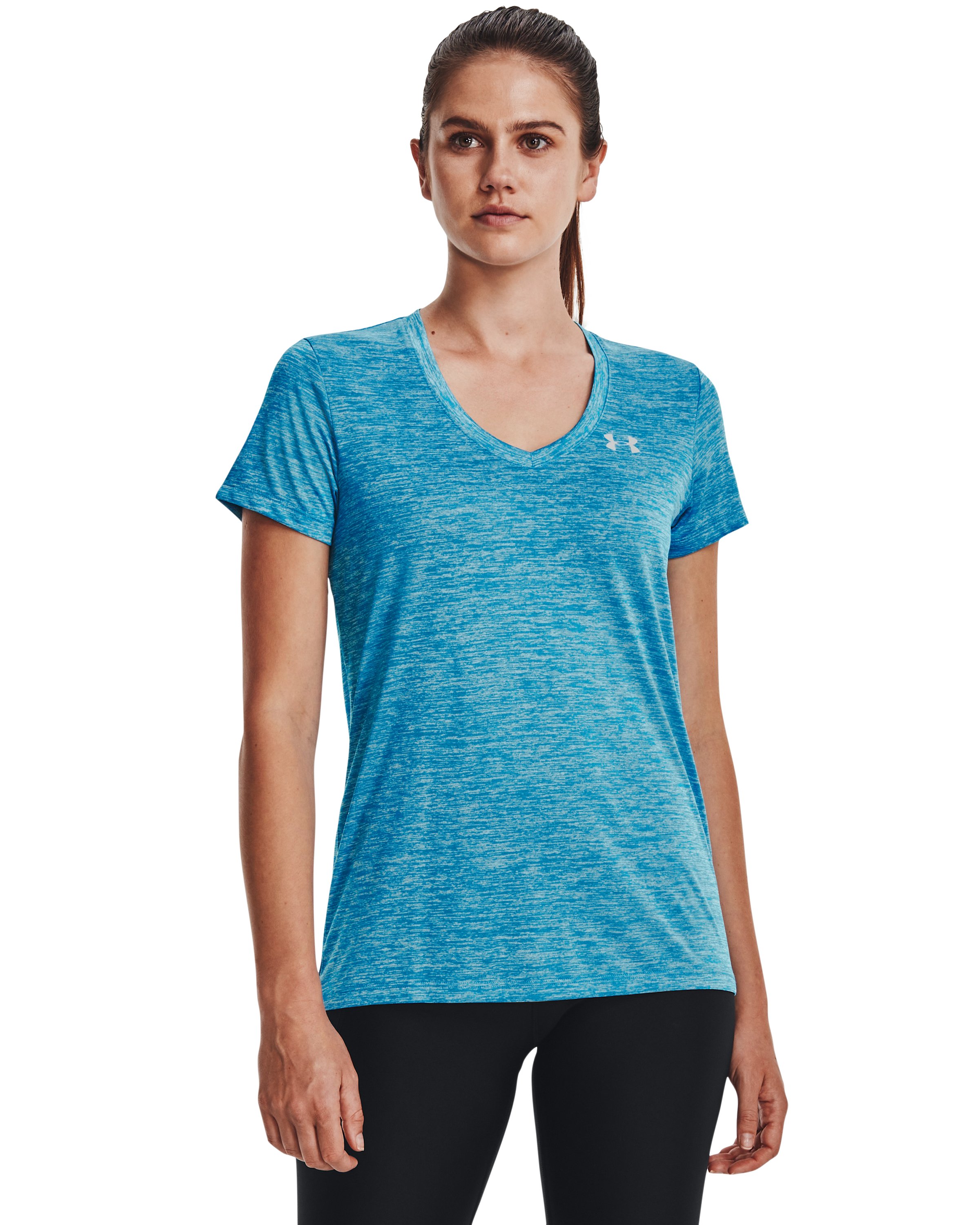 UA Tech Twist Women's V-Neck Short Sleeve 31