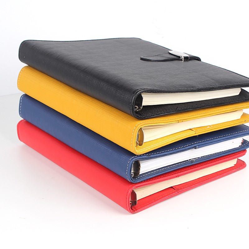 Soft PU Leather Binder Notebook 6