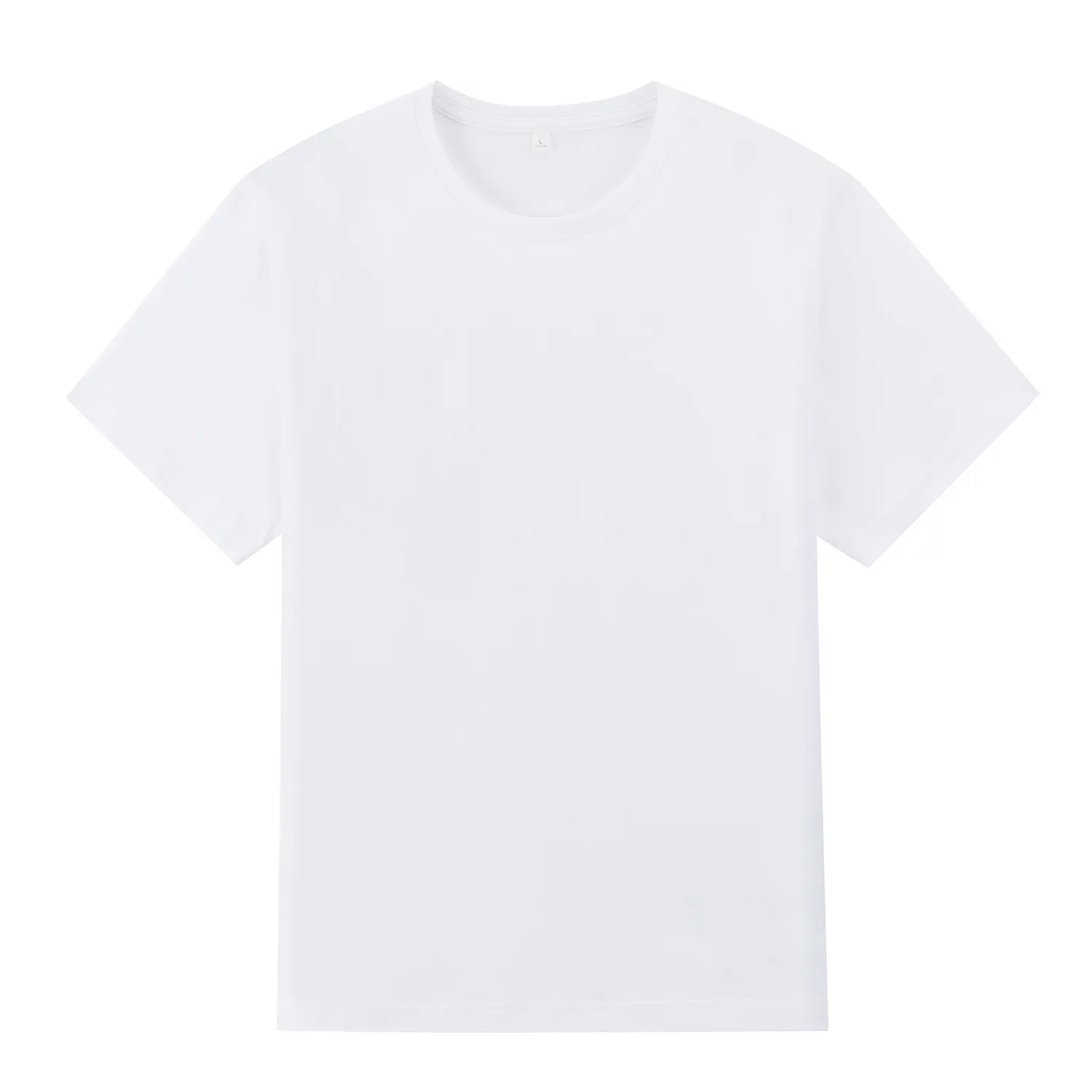 Cotton Round Neck T-shirt Custom 2